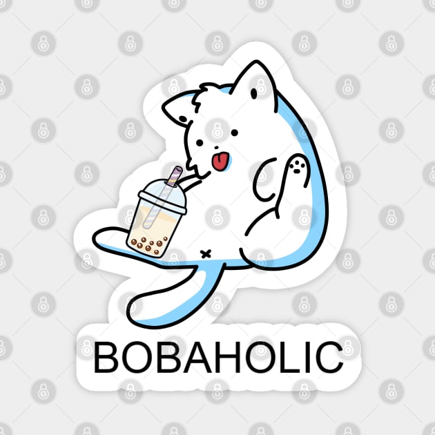 Lazy Bobaholic Kitty! Sticker by SirBobalot